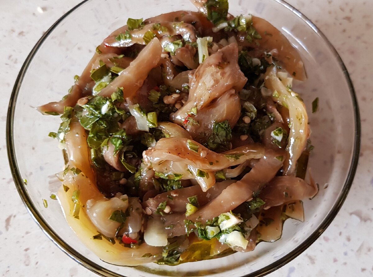 Баклажаны, маринованные по-итальянски