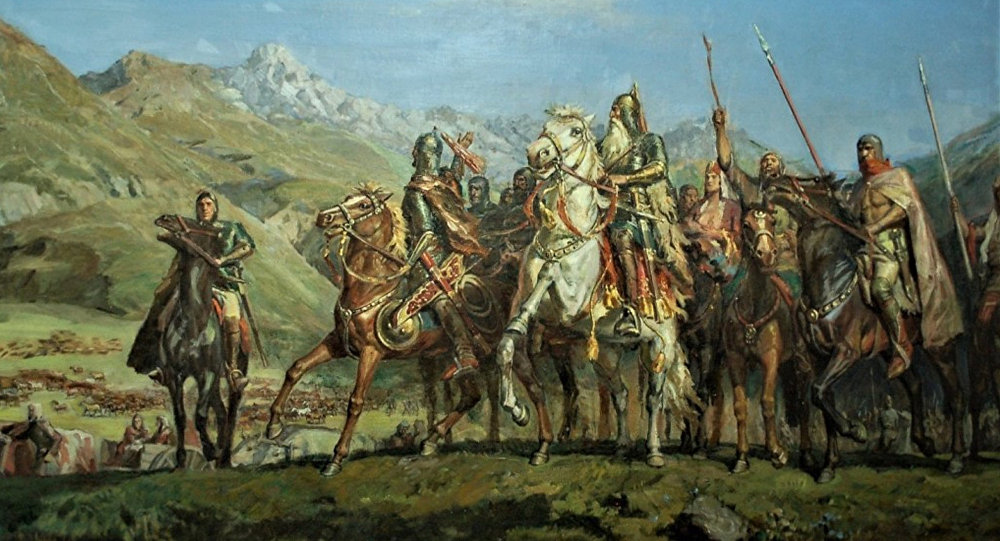 Аланы в представлении современных художников