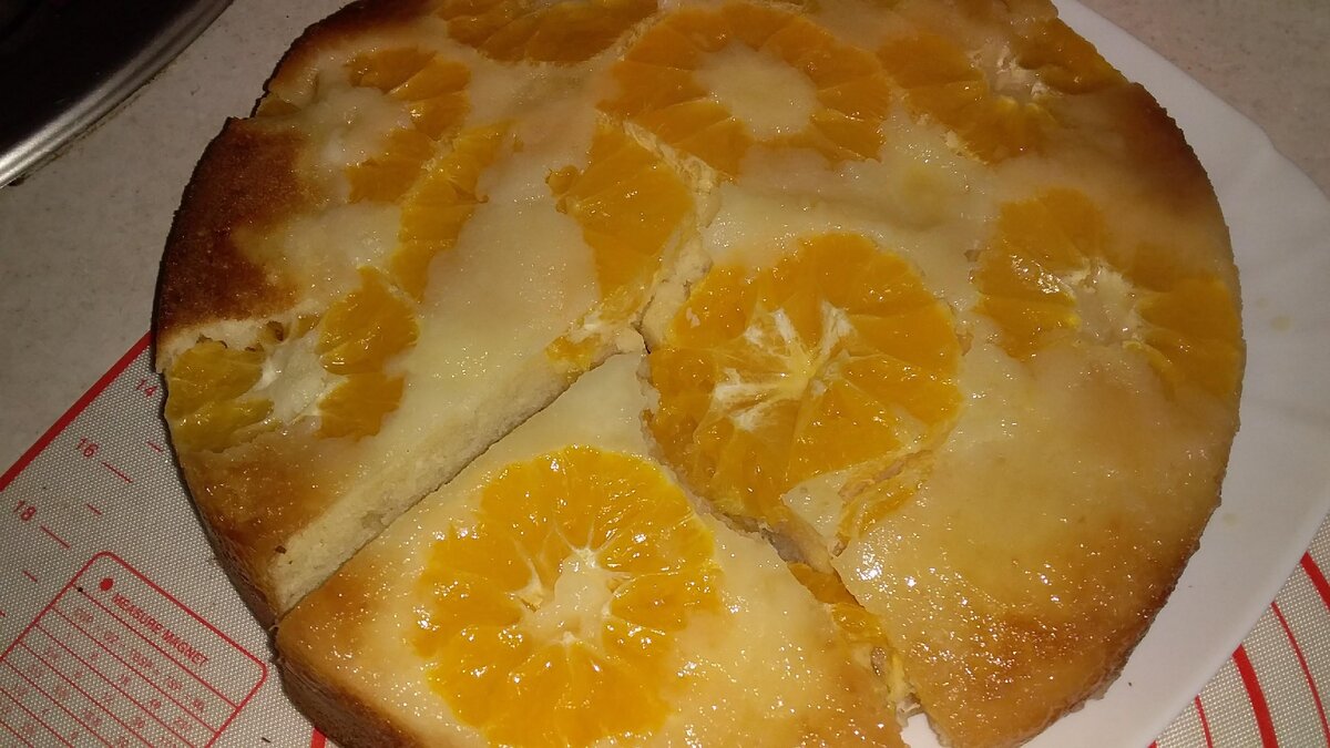 пирог с мандаринами