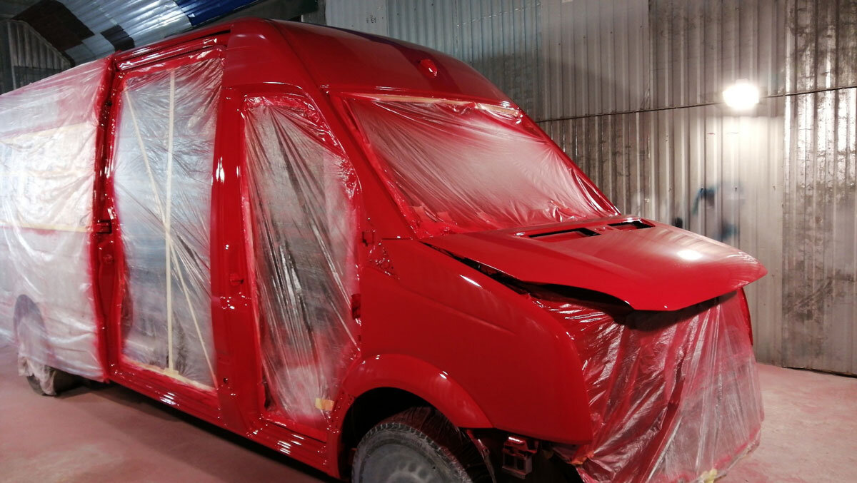 Покраска микроавтобусов