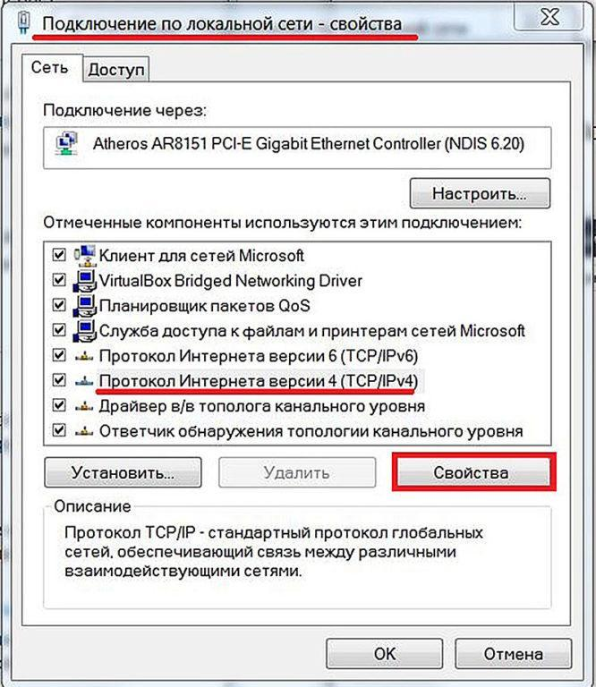 Свойства протоколов. Характеристика протокола.