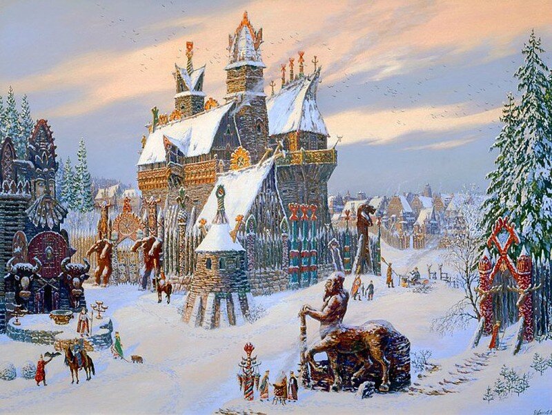 Зима в дохристианской Руси