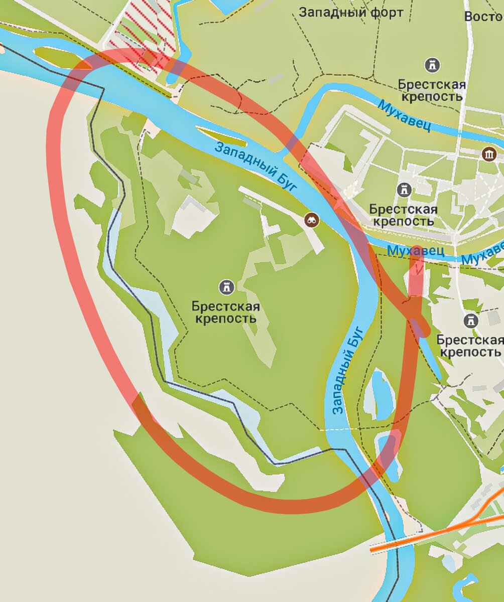 Западные форты Брестской крепости должны были отойти Германии
