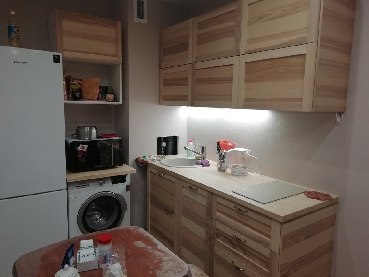 Кухня из массива ясеня