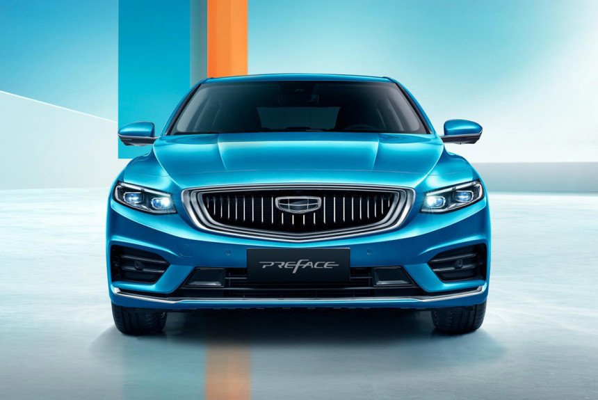 Внешний вид седана D+ класса Geely PreFace