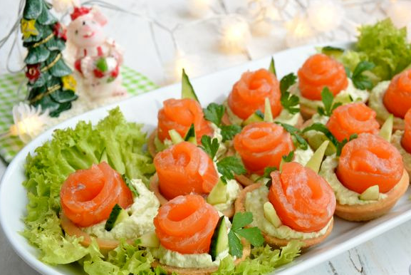 тарталетки с авокадо