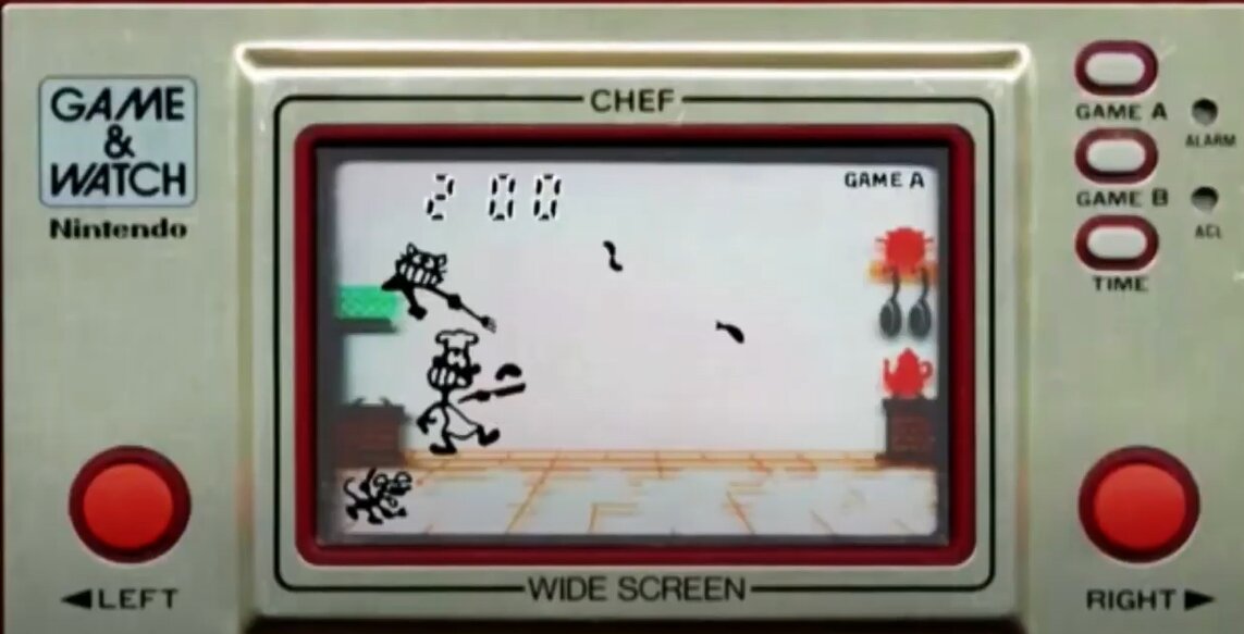 Game watch play. Игра электроника Nintendo. Эмулятор игры электроника. Chef game and watch. Игры электроника СССР Nintendo.