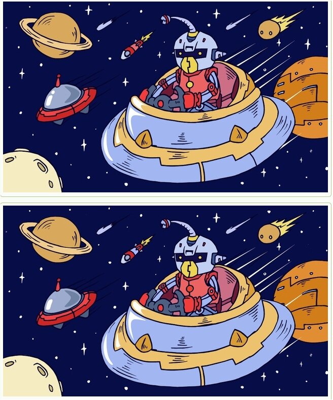 Найди 10 отличий