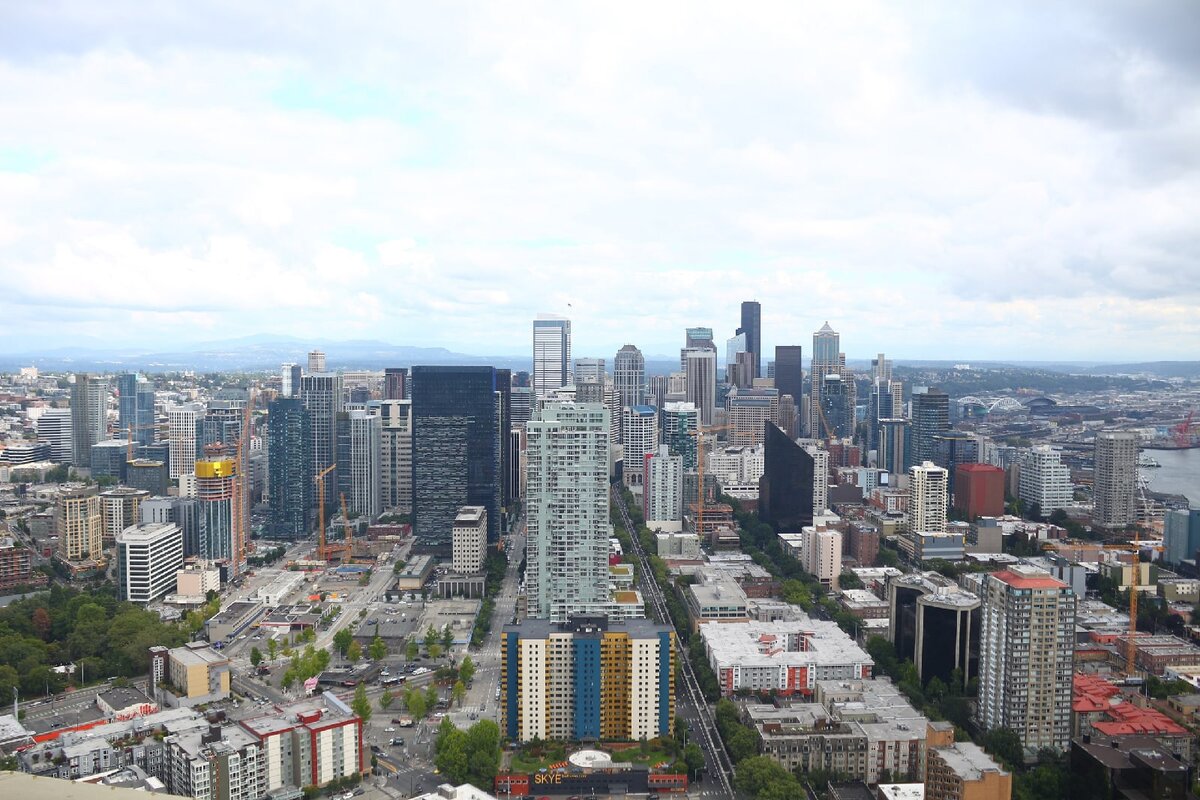 Сиэтл со смотровой площадки, фото автора