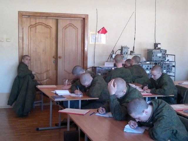Один из учебных классов. Военная часть 21250