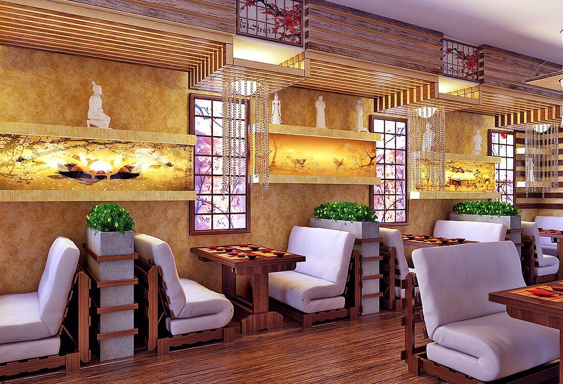 Фотография ресторана из Яндекс картинок.  