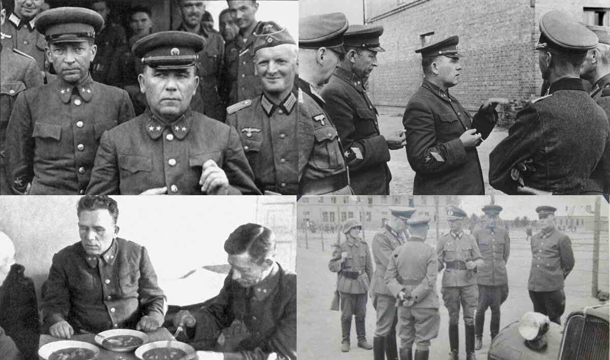 на 1-м кадре слева вверху, стоят слева направо - генералы Кириллов и Понеделин (Фото из свободных источников)