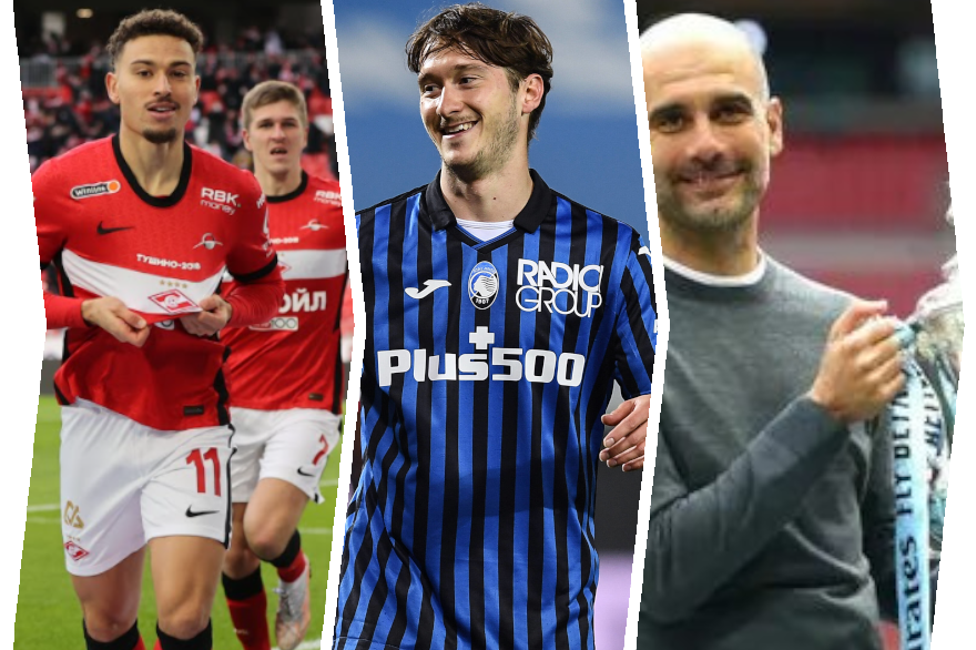 Джордан Ларссон, Алексей Миранчук и Пеп Гвардиола - ньюсмейкеры минувших суток. Коллаж: "Плеймейкер"