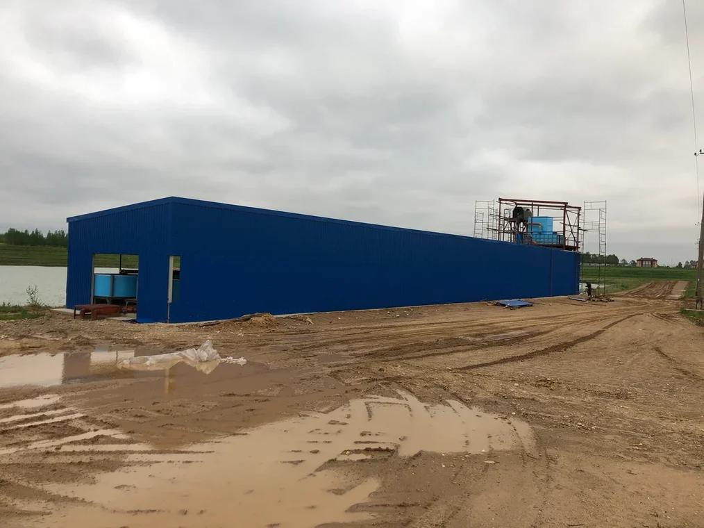 Мансурово осетр 20 тыс молоди. Ферма нашего клиента, построена с нуля