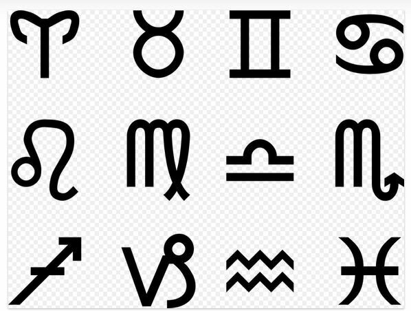 Символы знаков Зодиака