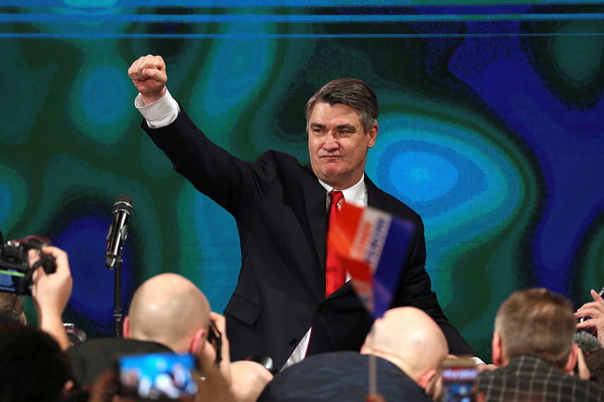       Президент Хорватии Зоран Миланович