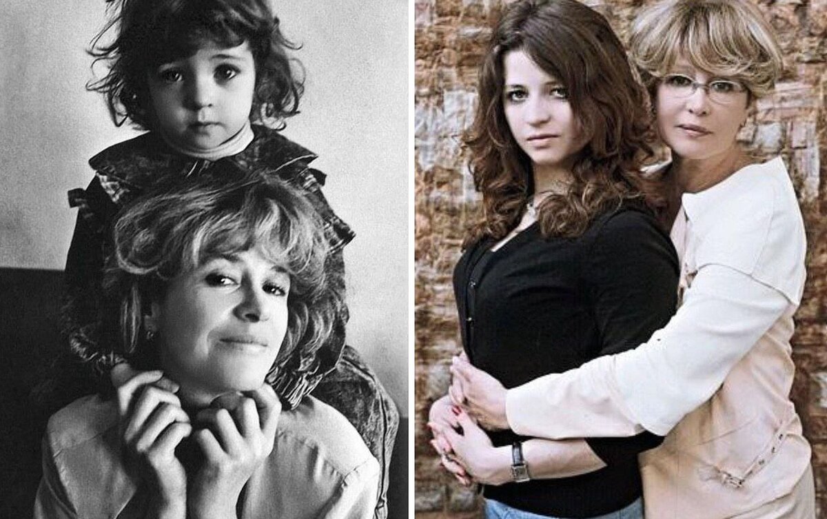 Марина Неёлова и дочь Ника