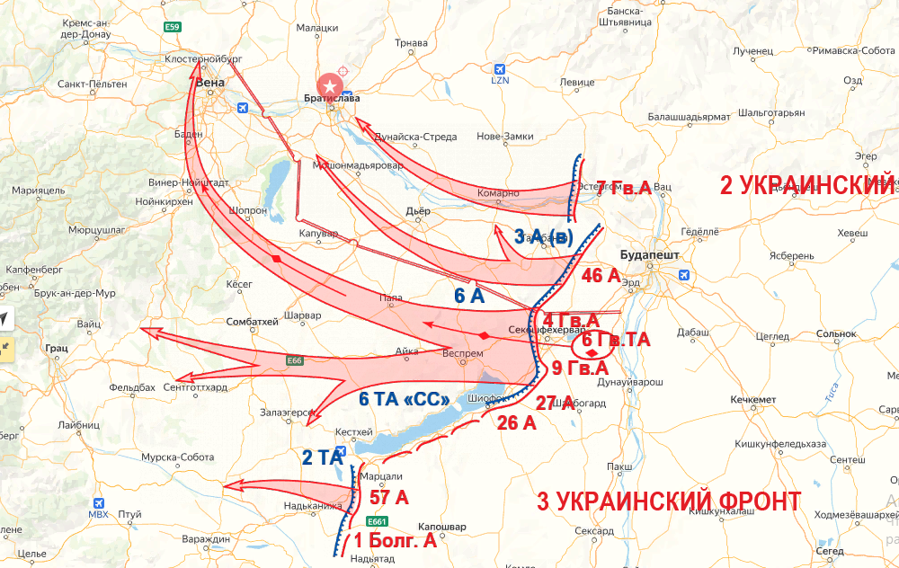 Венская наступательная операция. Наступление красной армии. Венская наступательная операция карта. Наступление красной армии на Анапу.