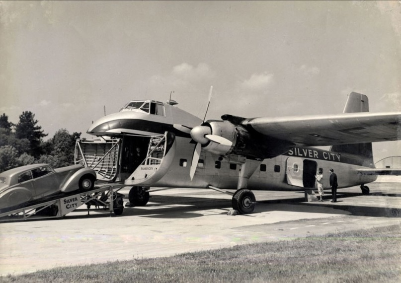 «Сильвер Сити» использовала английский «Бристоль»-170Mk32 «Суперфрейтер».