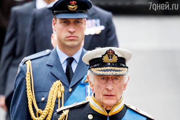    Карл III и принц Уильям © State Funeral of Queen Elizabeth/globallookpress.com
