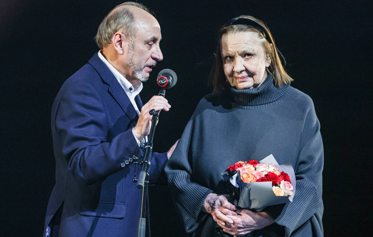    Президент премии "Звезда Театрала" Валерий Яков и Наталья Тенякова  Вячеслав Прокофьев/ТАСС