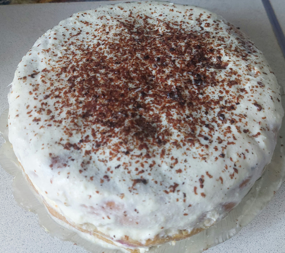 Потерла сверху кусочек конфетки