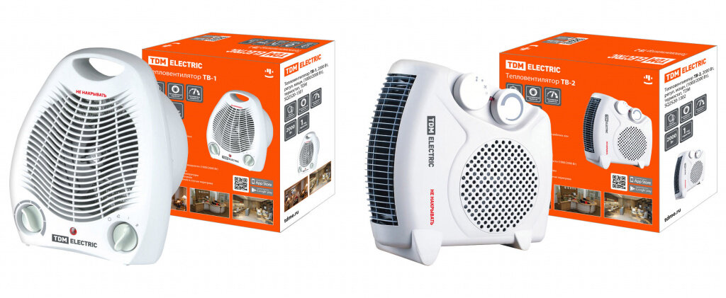 Тепловентиляторы ТВ-1 и ТВ-2 TDM ELECTRIC