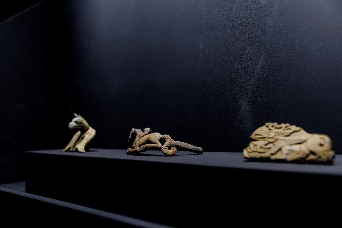 Пазырыкская витрина на выставке "Сны Сибири". Фото: ГИМ