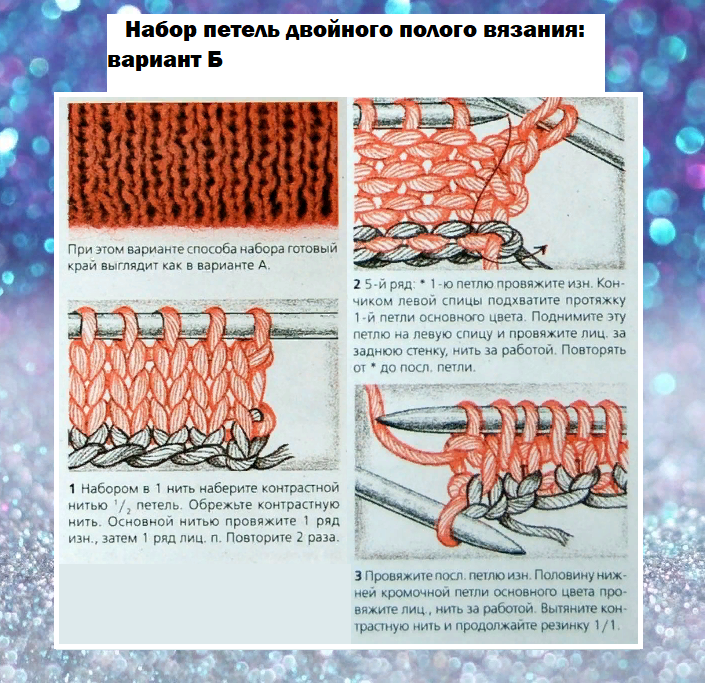 САМЫЙ ЛУЧШИЙ И ЖЕНСТВЕННЫЙ НАБОРНЫЙ КРАЙ СПИЦАМИ НА ЛЕТО