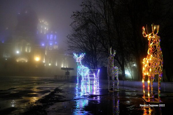 Новогодний Новочеркасск. Фото Никиты Сиденина
