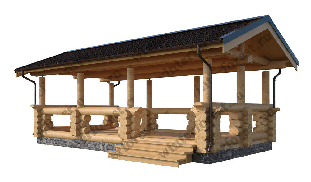 Изготовление и строительство деревянных беседок для дачи