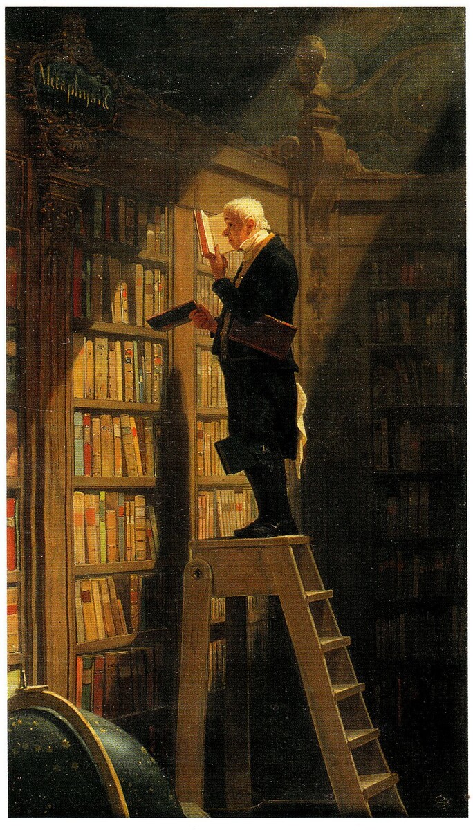 К. Шпицвег. Книжный червь