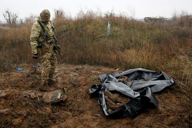    Обследование брошенных позиций ВСУ © Александр Река/ТАСС