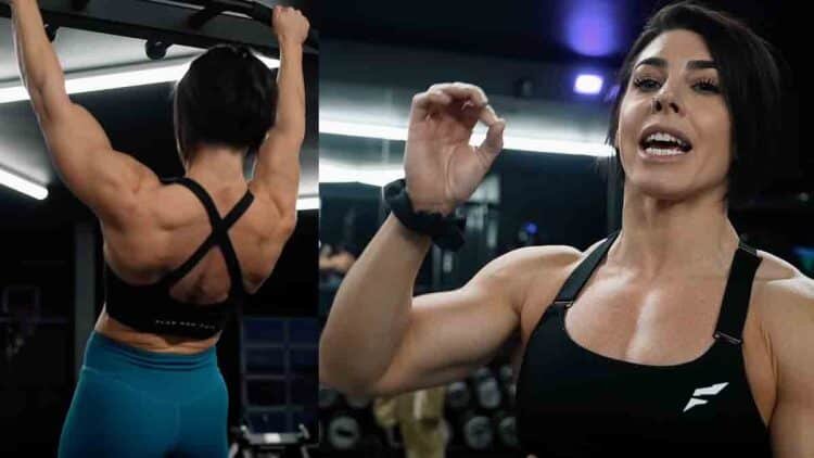 Подтягивания Даны Линн — изображение с @Dabalinnbailey Youtube