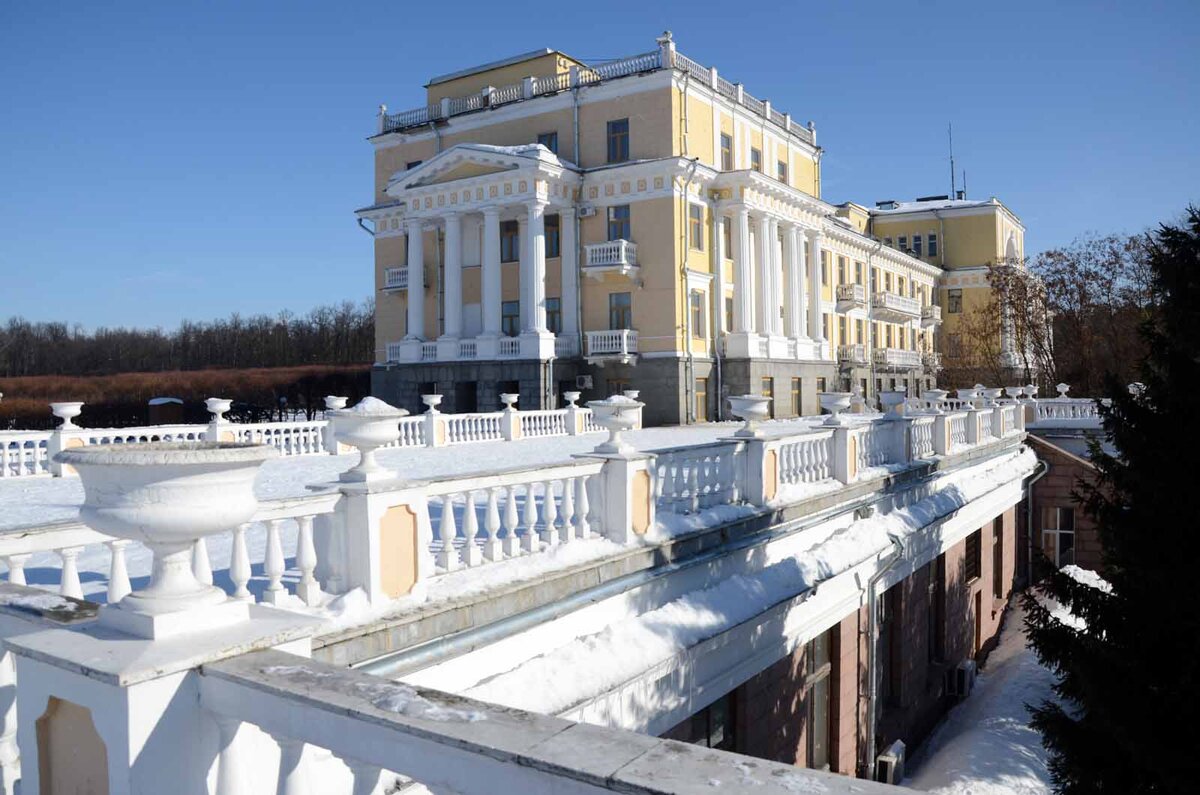 Архангельское зимой фото