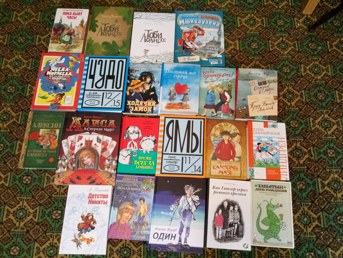 Любимые книги дочки в 12 лет