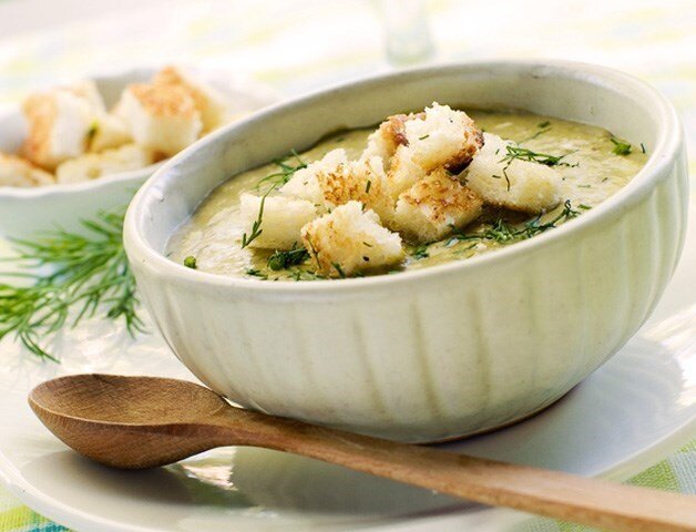    Крем-суп с плавленым сыром и картофелем