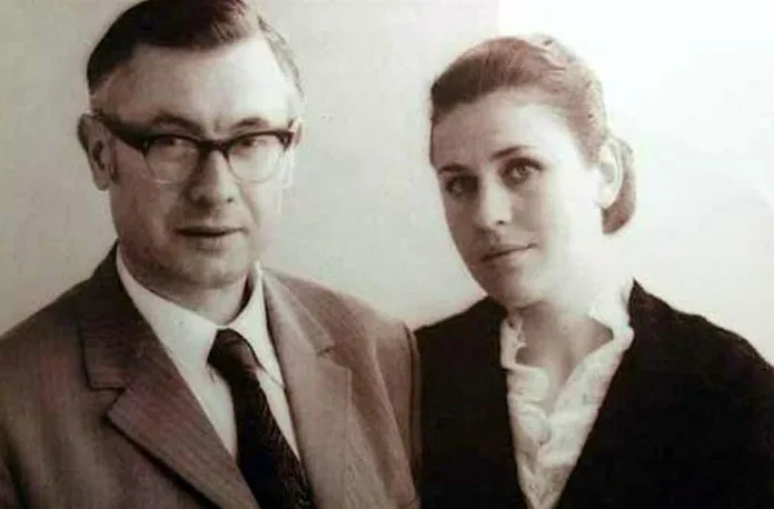 Валентина Толкунова со своим первым мужем Юрием Саульским
