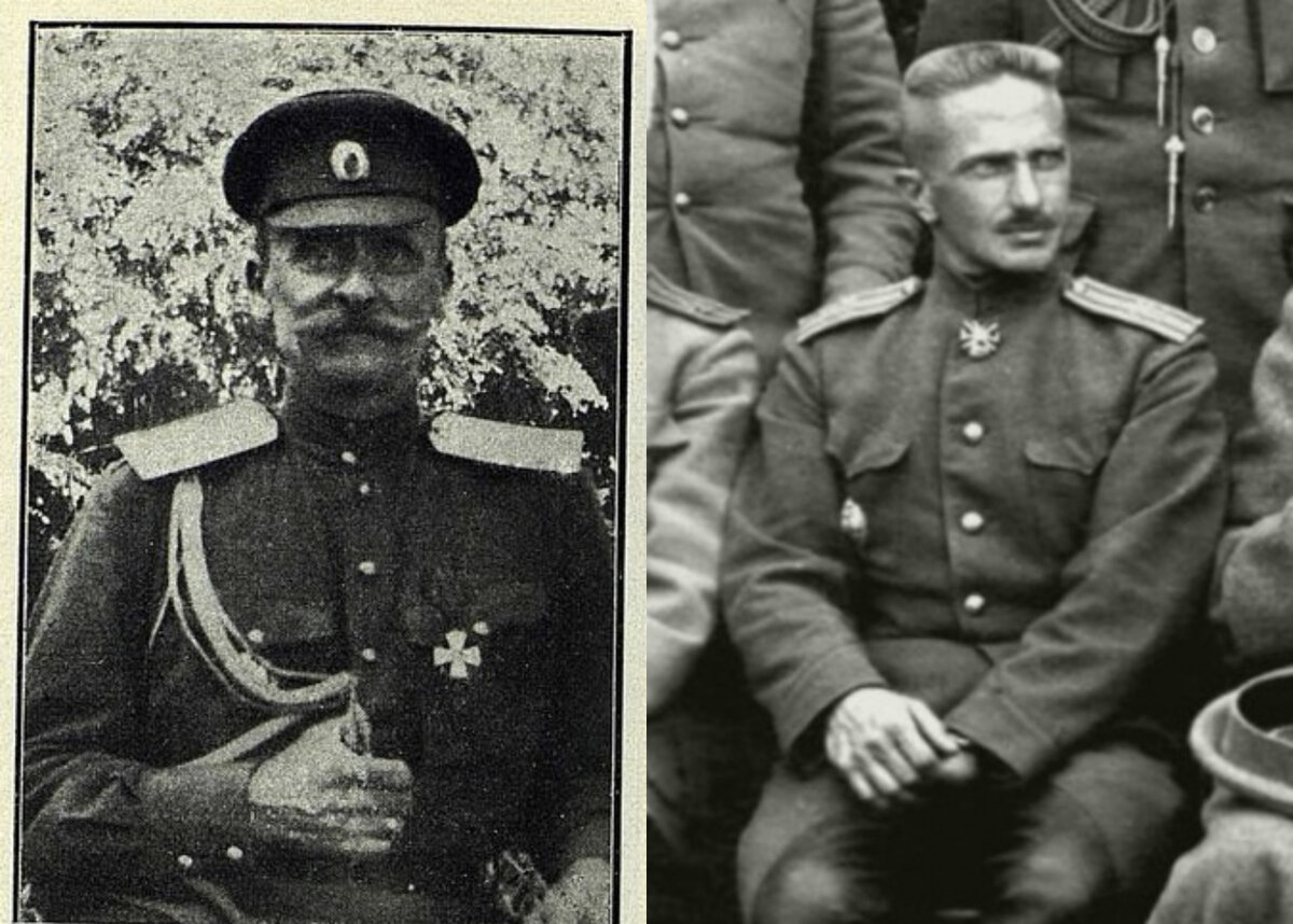 Николай Николаевич Стогов (1872 — 1959) и Анатолий Леонидович Носович (1878 — 1968).