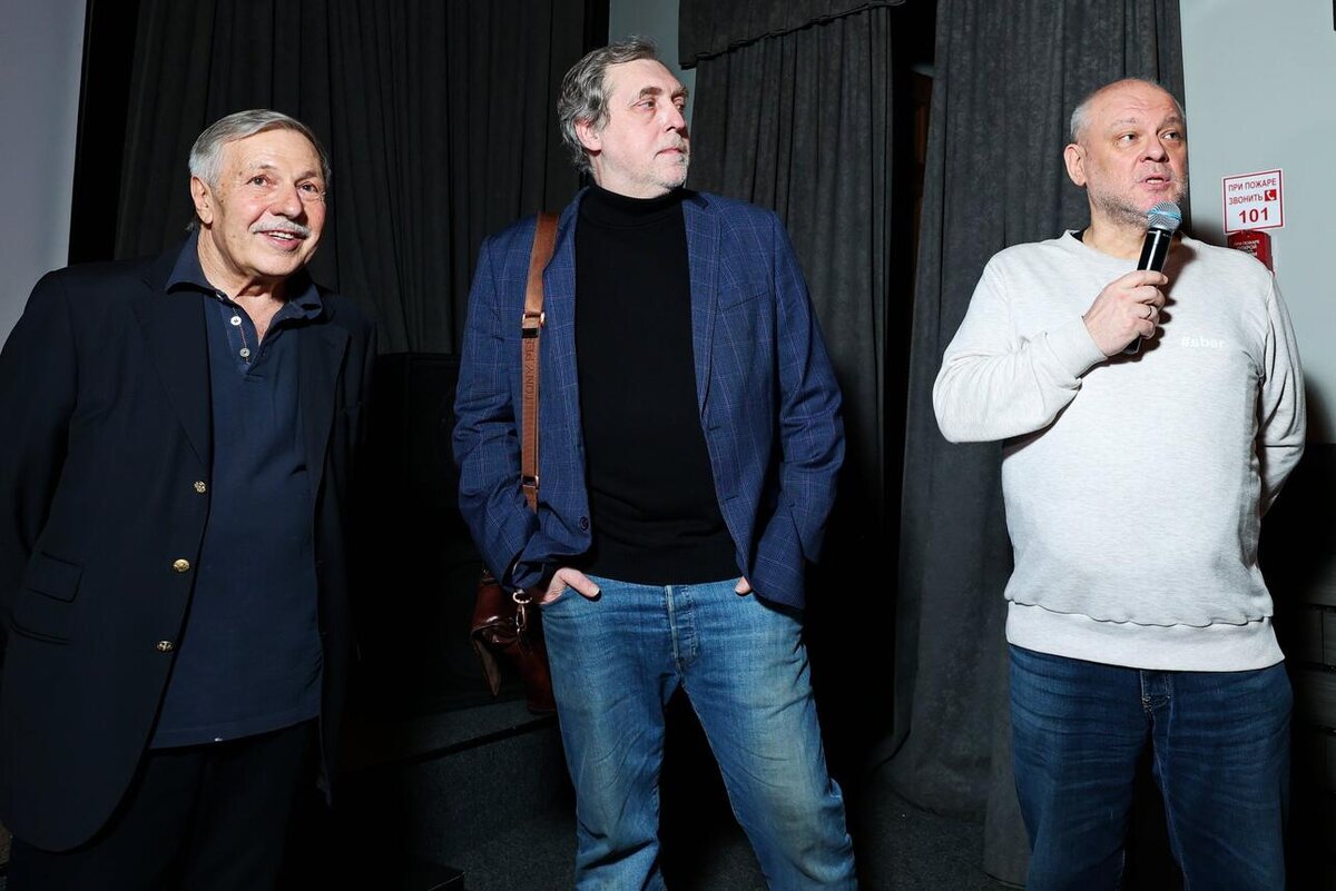    Режиссер Анатолий Бальчев, Никита Высоцкий и Сергей Жильцов Предоставлено организаторами мероприятия