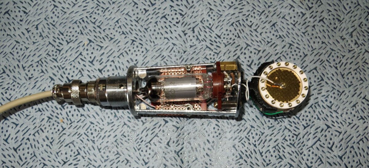 Ламповый микрофон на лампе 6ж4п и капсюле RK12 - собираем и настраиваем ...