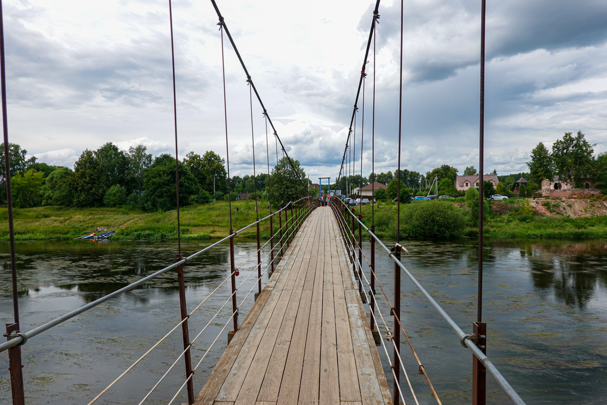 Московская область. Рузский район. Мост в селе Васильевское