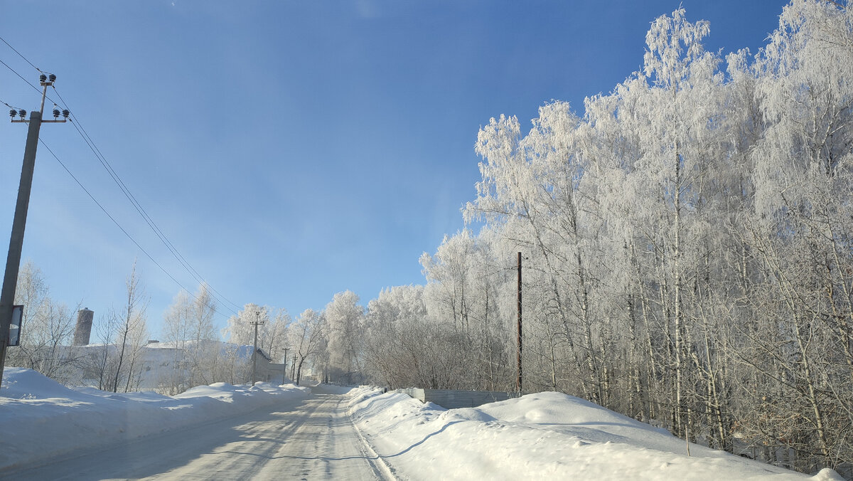Вот такой, у нас сегодня, живописный пейзаж😊
