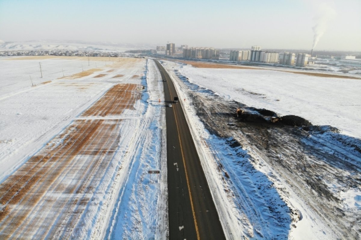    На трассе Красноярск - Элита построят надземный пешеходный переход