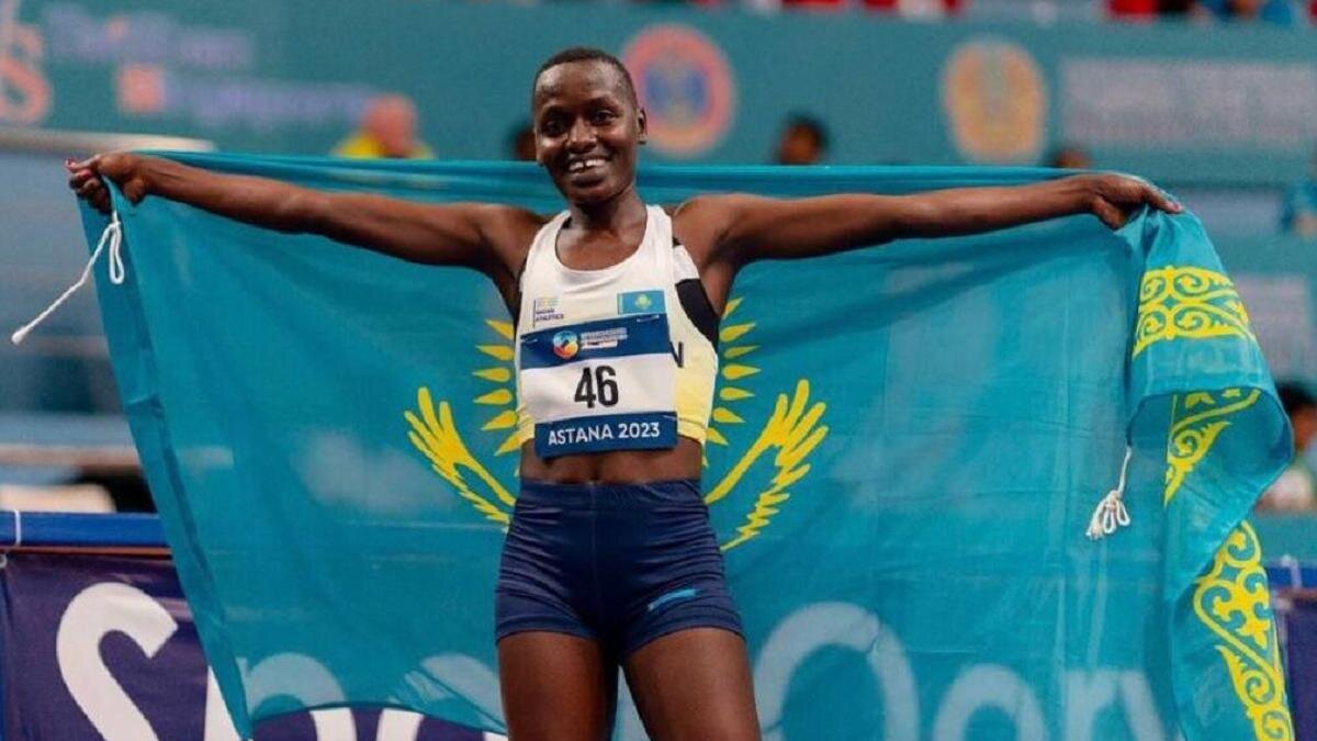    Легкоатлетка Каролин Кипкируй:пресс-служба Федерации легкой атлетики Республики Казахстан