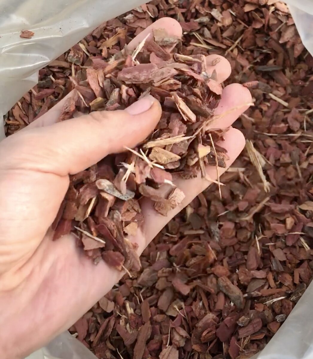 Мелкая фракция коры лиственницы 1-3 см