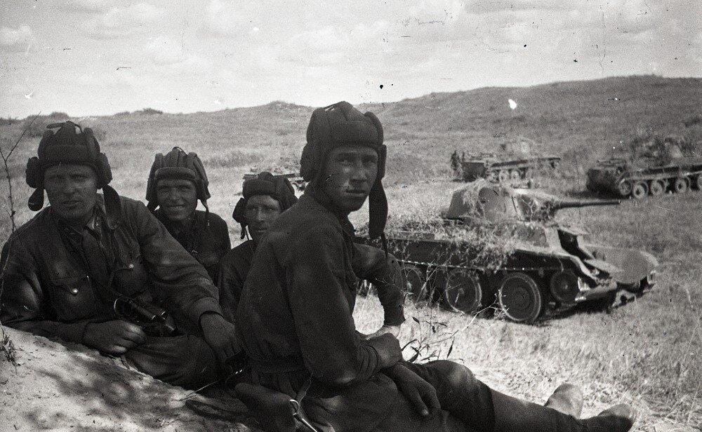 Советские танкисты. Халхин-Гол, 1939 год.