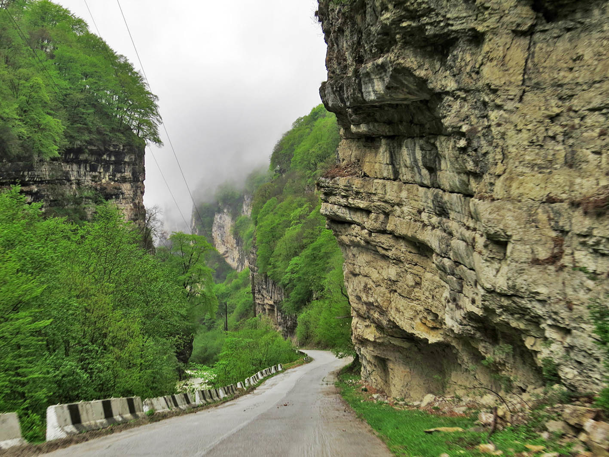 Дорога на Безенги Кабардино Балкария