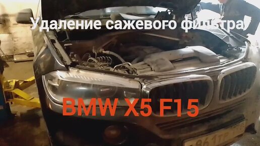 Удаление сажевого фильтра BMW X5 F15 программно и физически. Чип-тюнинг