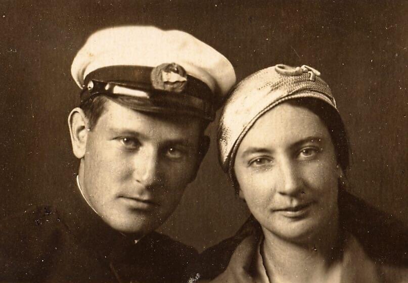 Всеволод Дадыкин и Ольга Снятиновская. Фотография 1932/33 годов. 